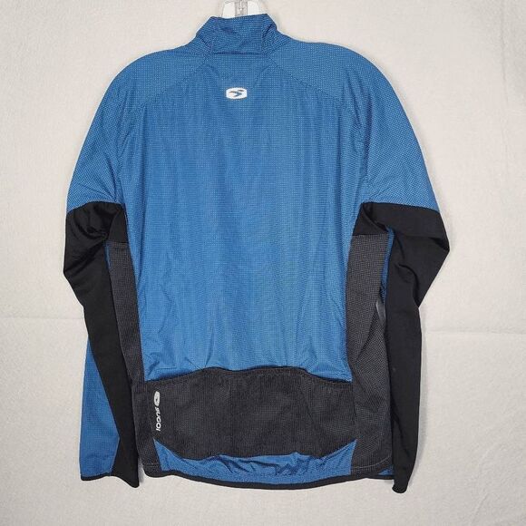 Sugoi Jacket Womens Medium Slim Fit Cycling Athletic Full Zip Blue - Picture 7 of 14